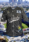 Black El Salvador Baseball Shirt